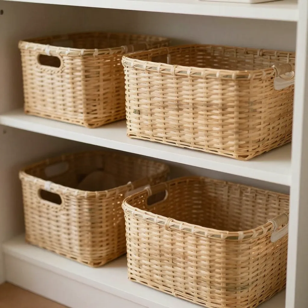 Pallet shelving unit with natural finish